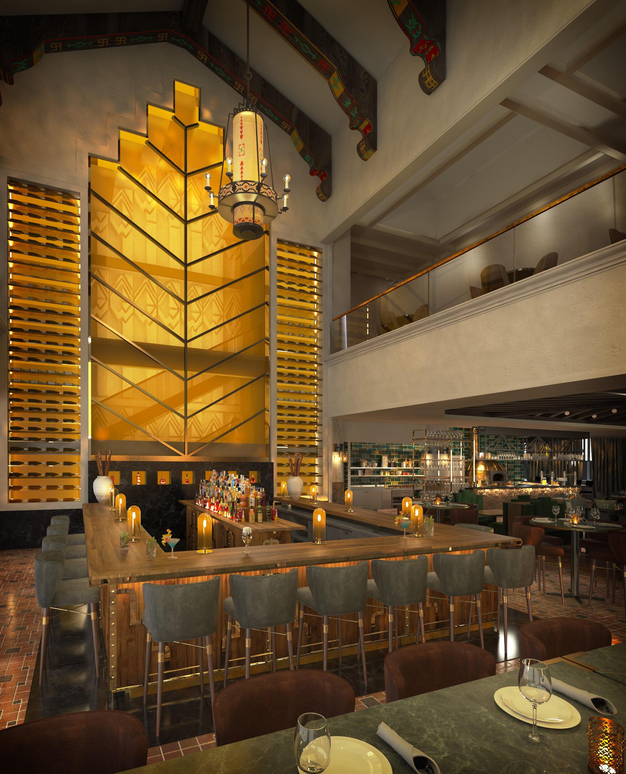 The Plaza Hotel Pioneer Park El Paso Luaran gambar The bar at the Wynn